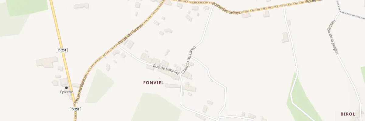 Plan du 12 Rue de Fontviel à Samonac