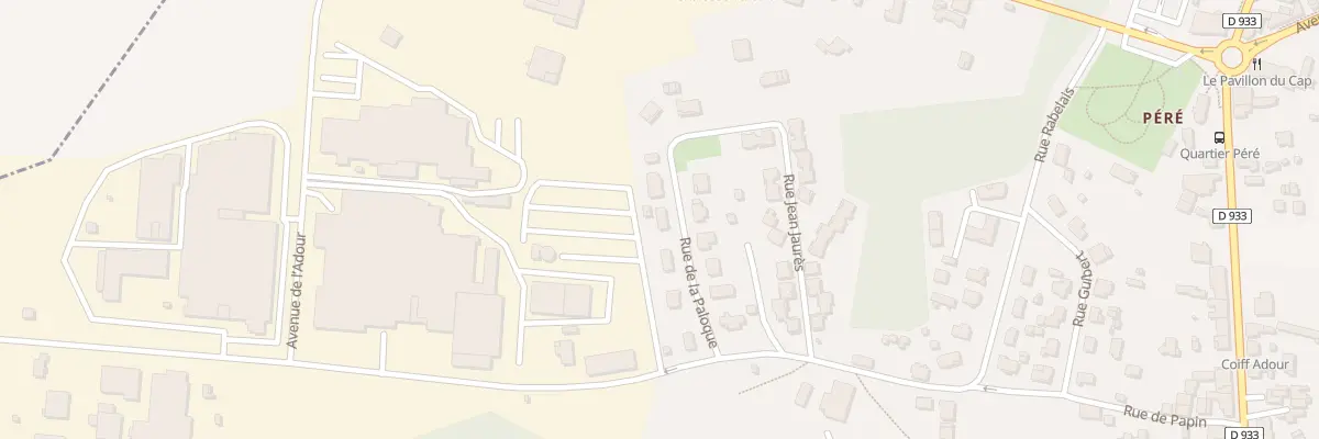 Plan du 7 Rue de la Paloque à Saint-Sever
