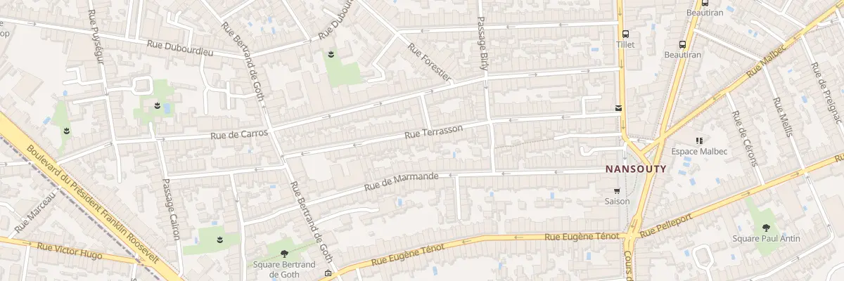 Plan du 62 Rue Terrasson à Bordeaux