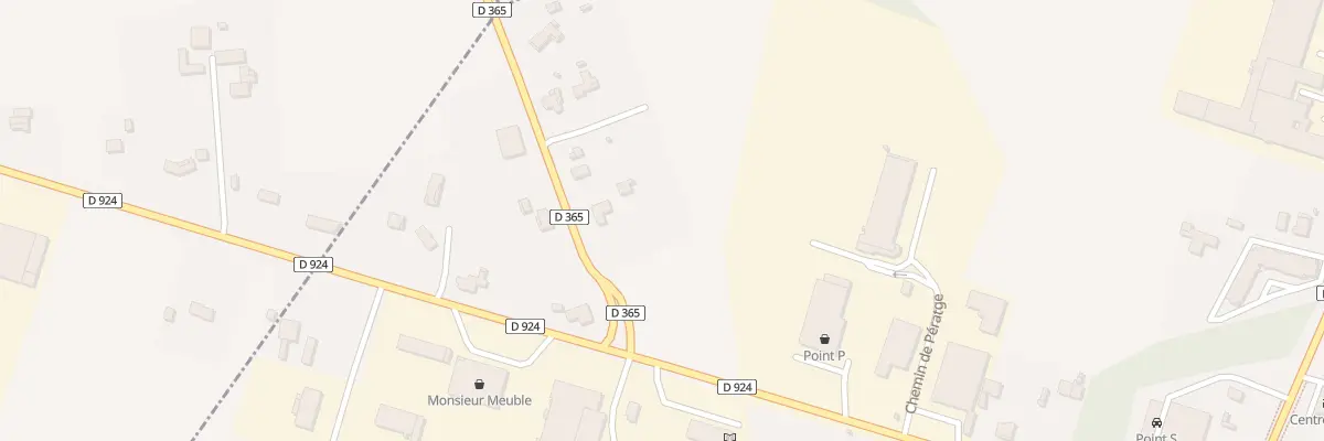 Plan du 2 Rte de la Lande à Saint-Sever