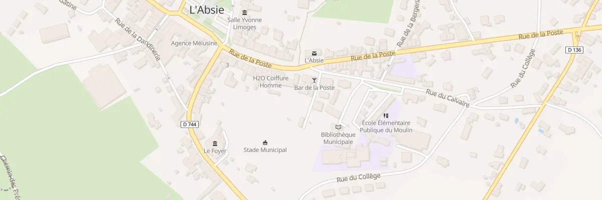 Plan du 37 Rue de la Poste à L’Absie