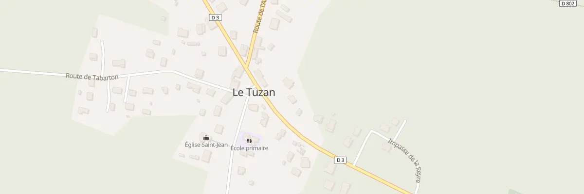 Plan du 57 Rte du Chateau d’Eau au Tuzan