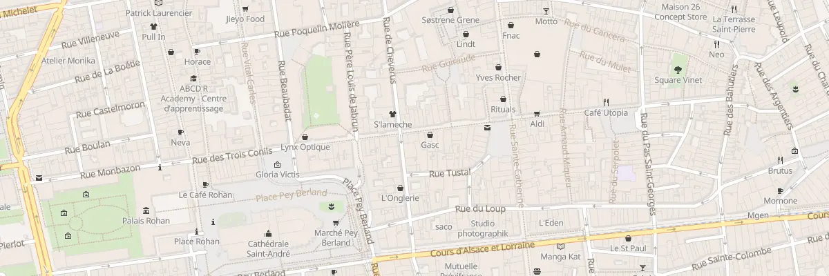 Plan du 20 Rue des Trois Conils à Bordeaux