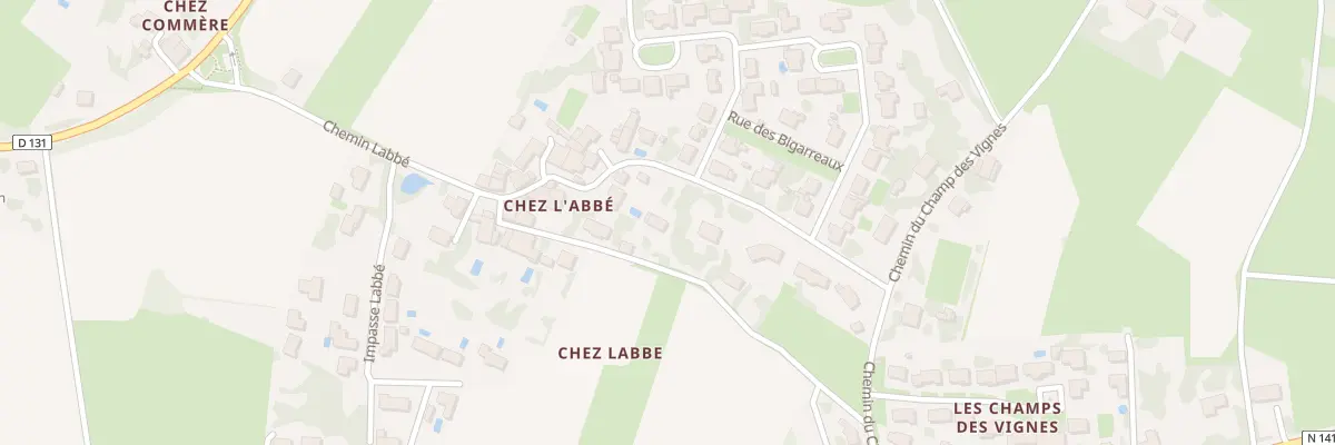 Plan du 33 Che Labbe à Chaniers