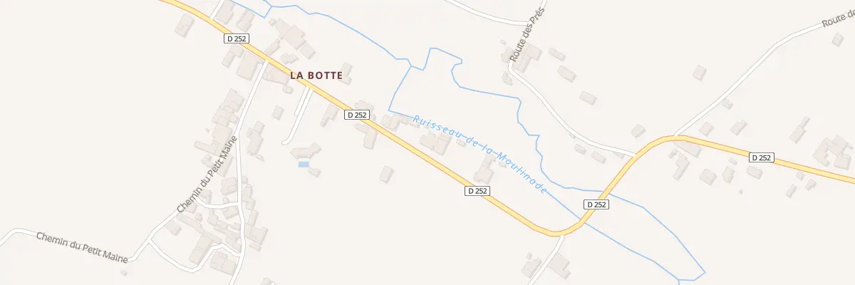 Plan du 107 La Botte à Campugnan