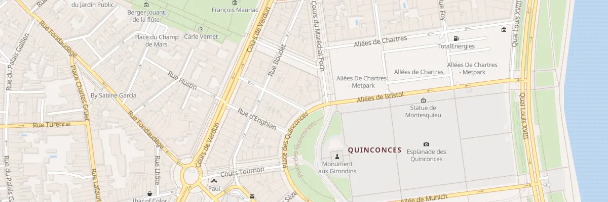 Plan du 1 Rue Blanc Dutrouilh à Bordeaux