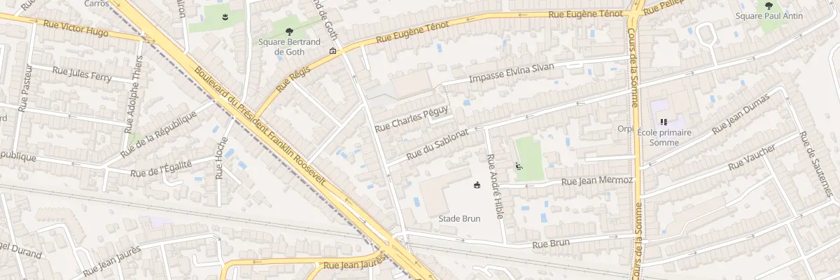 Plan du 73 Rue du Sablonat à Bordeaux
