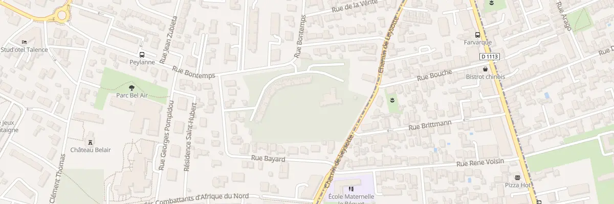 Plan du 29 Rue Bontemps à Talence