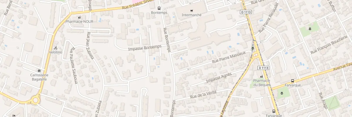 Plan du 61B Rue Bontemps à Talence