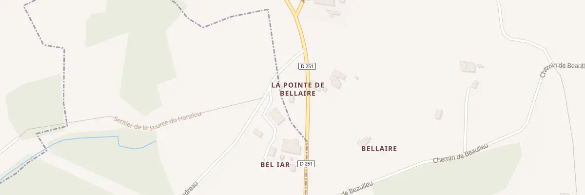 Plan du 23A À la Pointe de Bellaire à Samonac