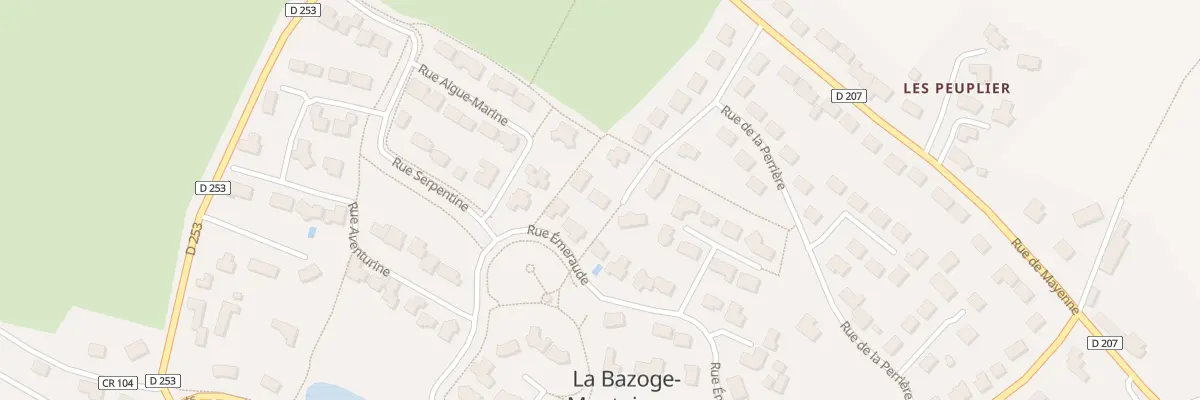 Plan du 17 Rue des Charmilles à La Bazoge-Montpinçon