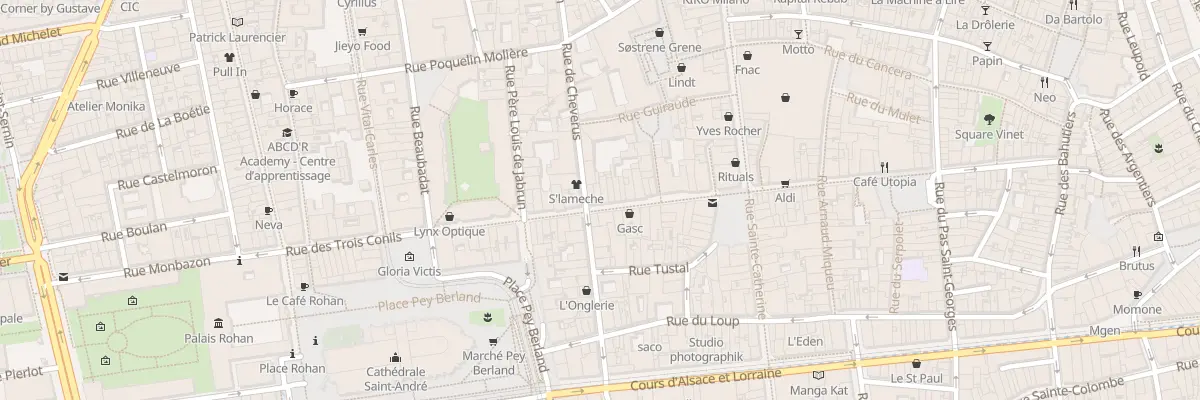 Plan du 29 Rue des Trois Conils à Bordeaux