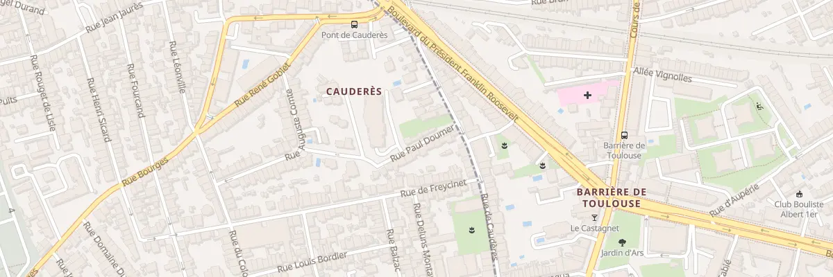 Plan du 9 Rue Paul Doumer à Talence