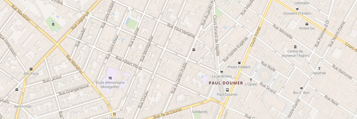 Plan du 38 Rue Frere à Bordeaux
