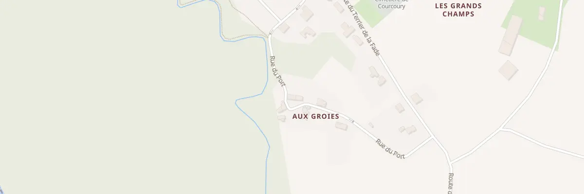 Plan du 7 Rue du Port à Courcoury