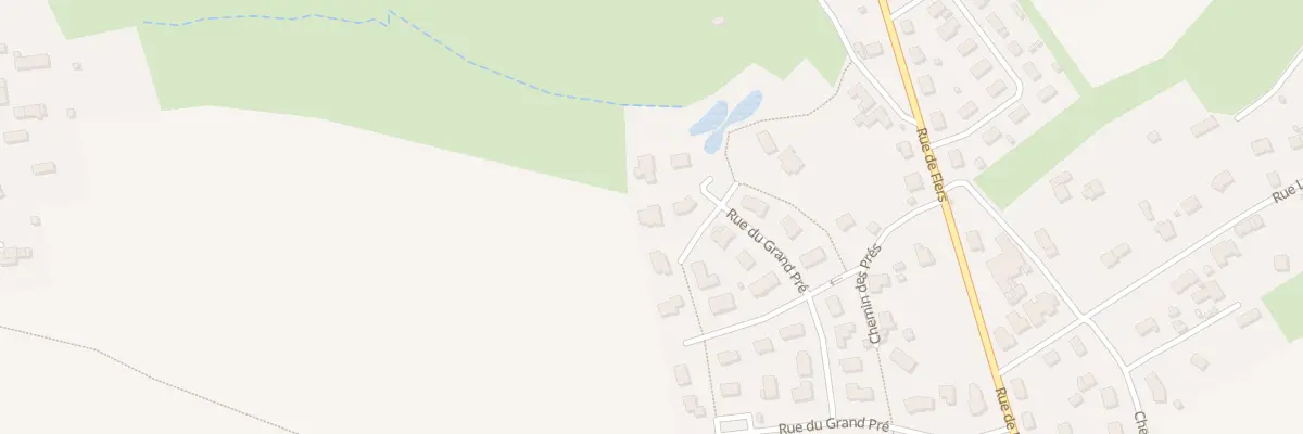 Plan du 55 Rue du Grand Pré à Saint-Georges-des-Groseillers