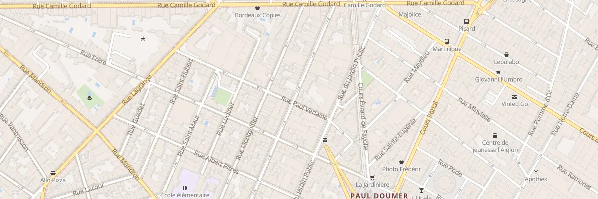 Plan du 78 Rue Ducau à Bordeaux