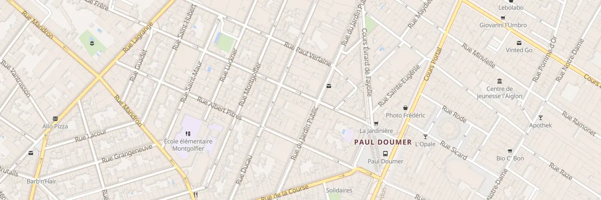 Plan du 40 Rue Frere à Bordeaux
