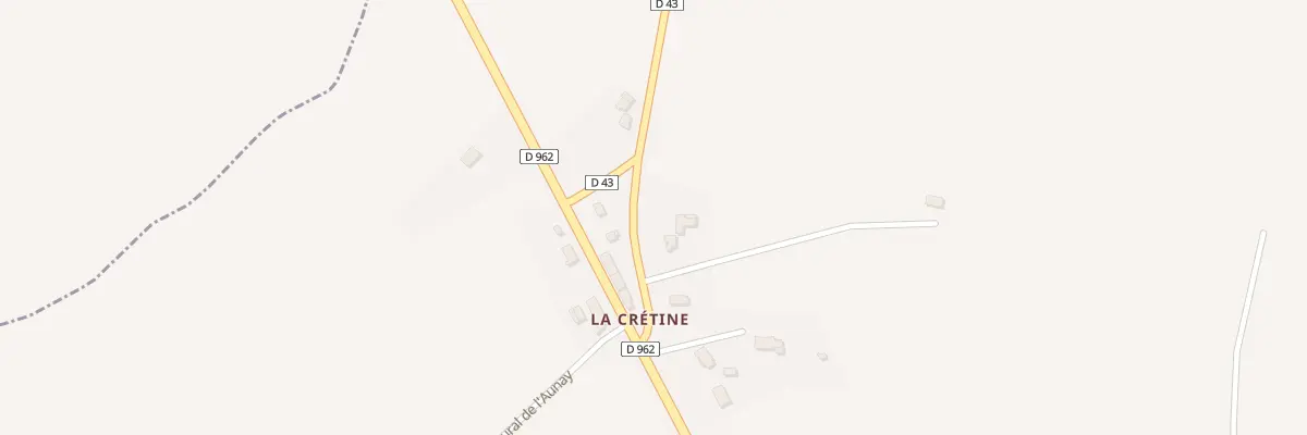 Plan du 12 La Cretine au Châtellier