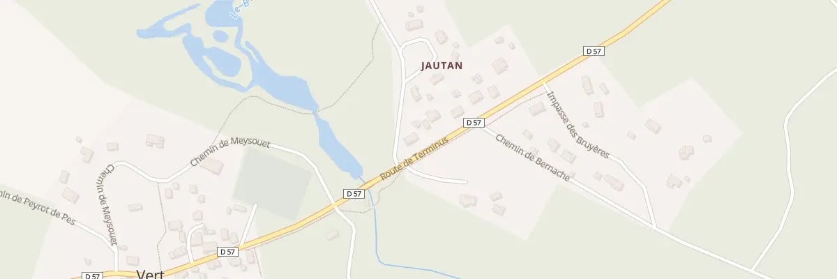 Plan du 99 Jautan à Vert