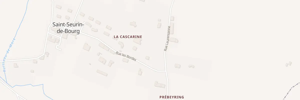 Plan du 97B La Cascarine à Saint-Seurin-de-Bourg