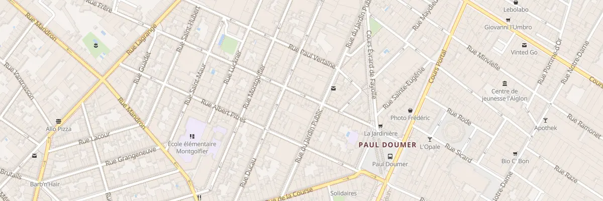 Plan du 42 Rue Frere à Bordeaux