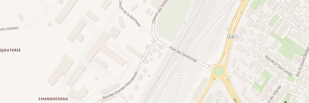 Plan du 5 Rue Champs Saint Martin à Angers