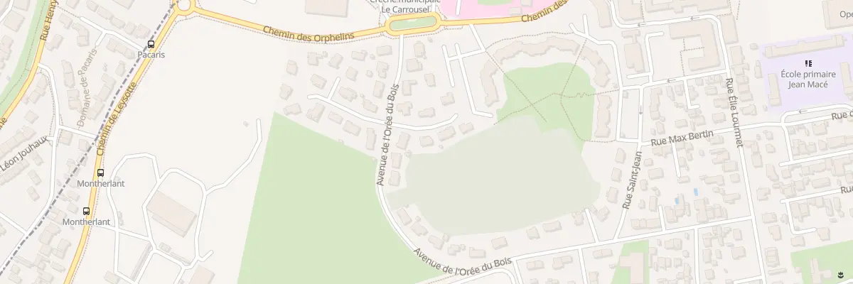 Plan du 3 All des Chataigniers à Villenave-d’Ornon