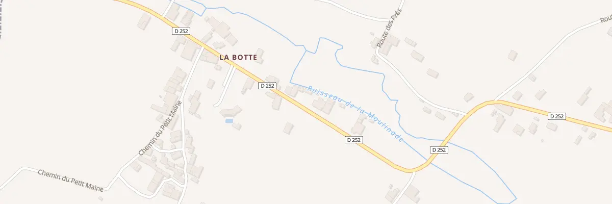 Plan du 230 Rte de la Botte à Campugnan