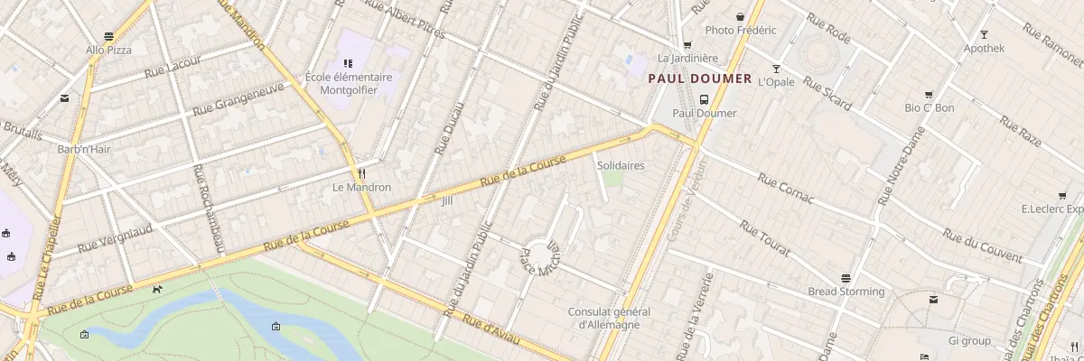 Plan du 24 Rue de la Course à Bordeaux