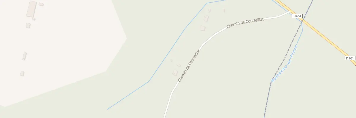 Plan du 360 Che de Courteillat à Sore