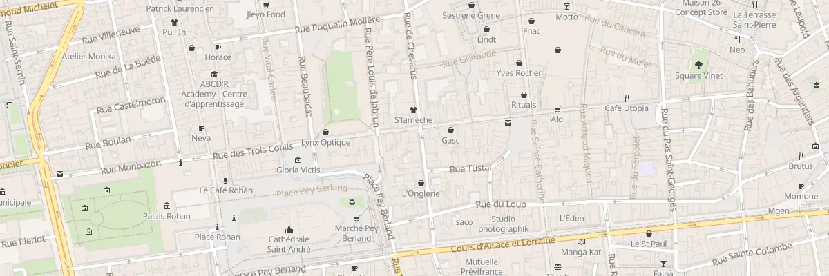 Plan du 24 Rue des Trois Conils à Bordeaux