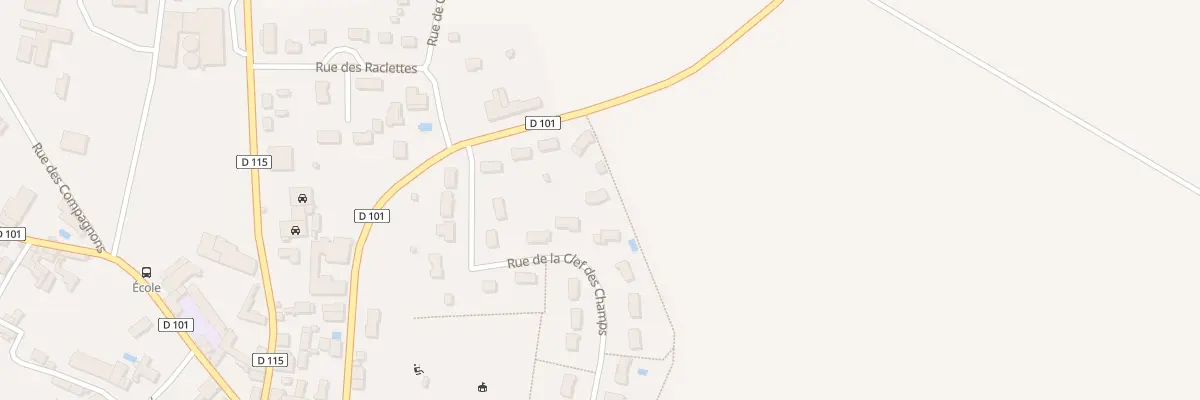 Plan du 9 Rue de la Clef des Champs à Val-du-Mignon