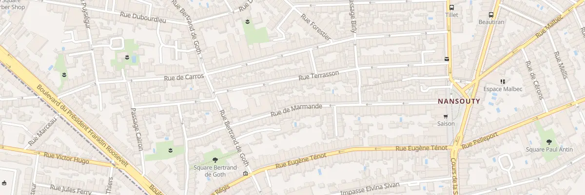 Plan du 73 Rue de Marmande à Bordeaux