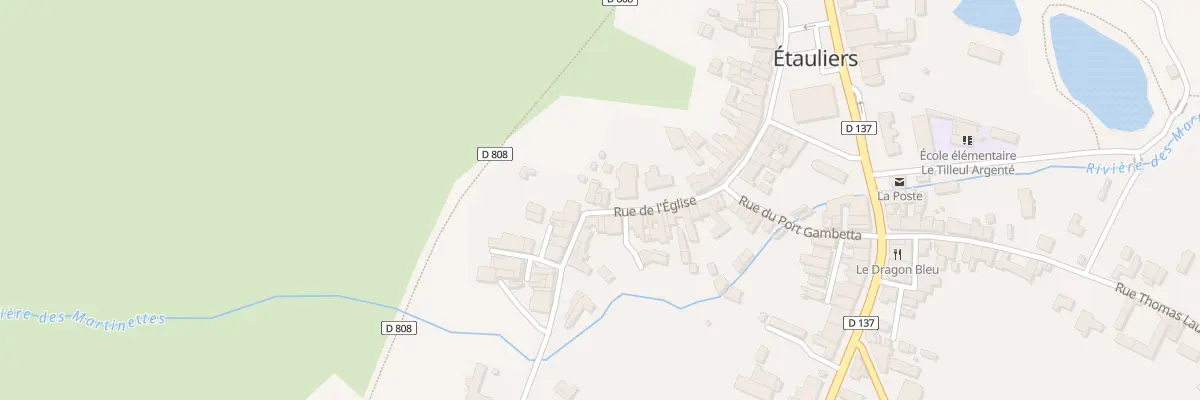 Plan du 19B Le Bourg à Étauliers