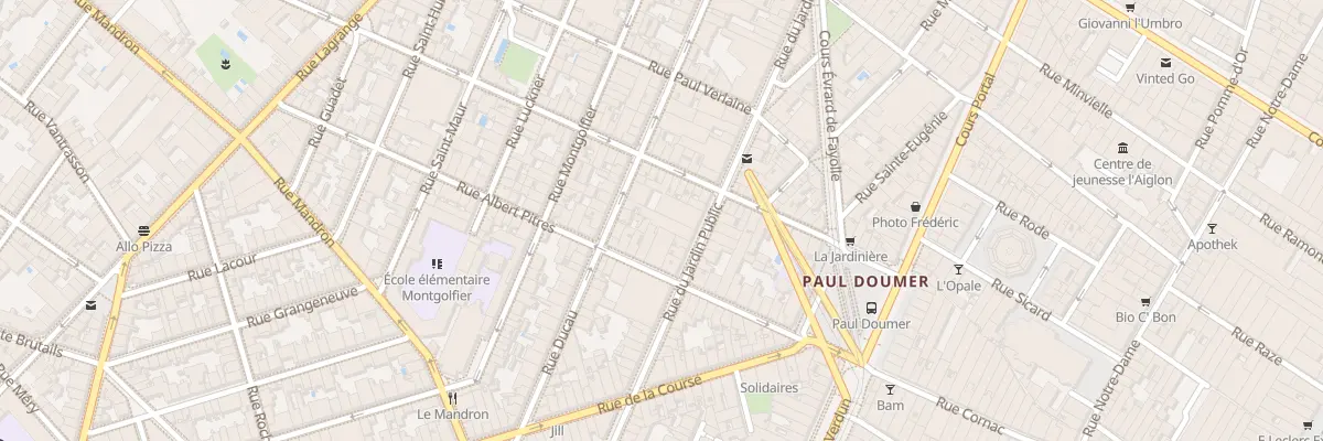 Plan du 53 Rue du Jardin Public à Bordeaux