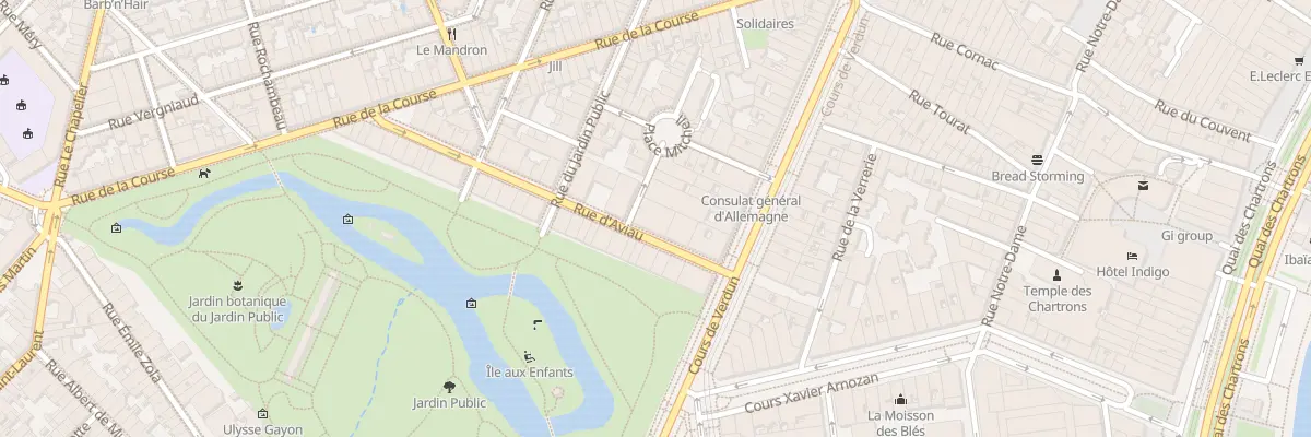 Plan du 9 Rue d’Aviau à Bordeaux