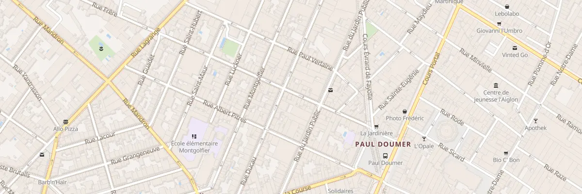 Plan du 48 Rue Frere à Bordeaux