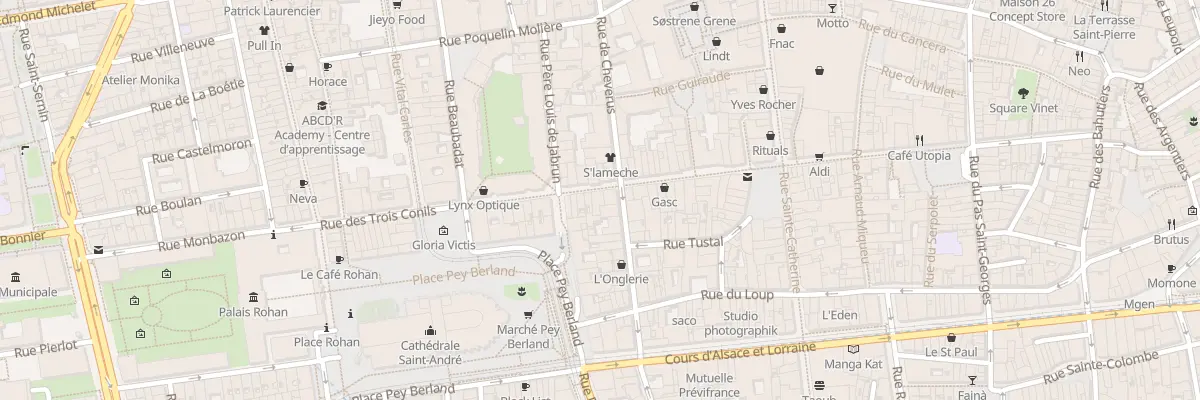 Plan du 26 Rue des Trois Conils à Bordeaux