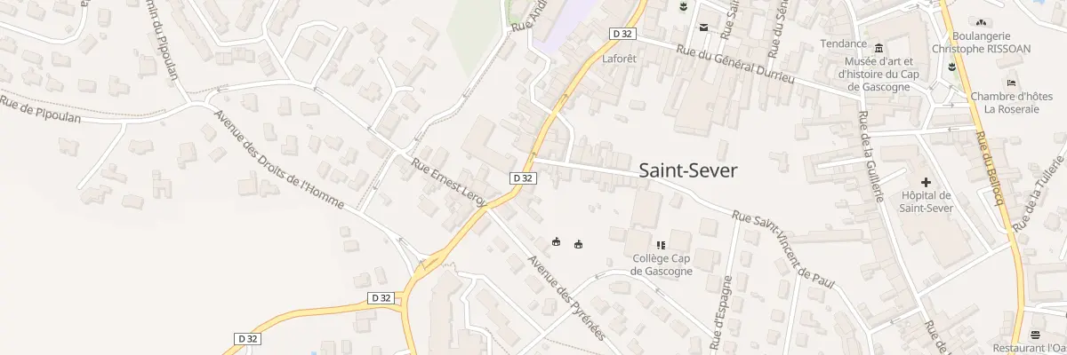 Plan du 29 Rue de Pontix à Saint-Sever