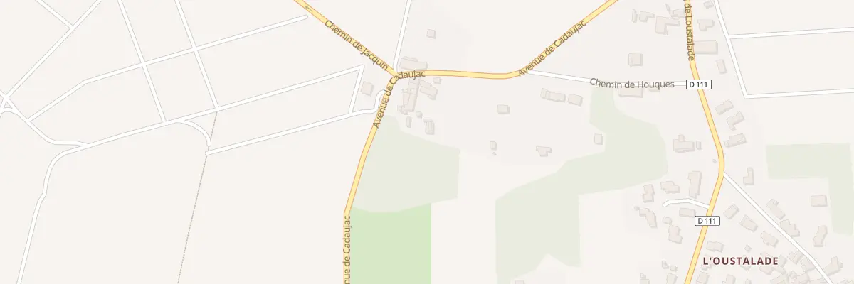 Plan du 232 Av de Cadaujac à Léognan