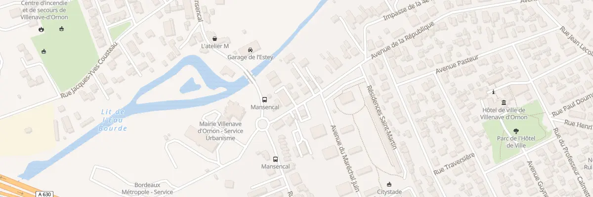 Plan du 81 Av de la République à Villenave-d’Ornon