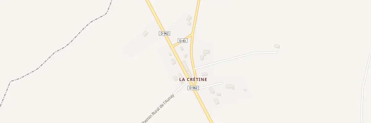 Plan du 20 La Cretine au Châtellier