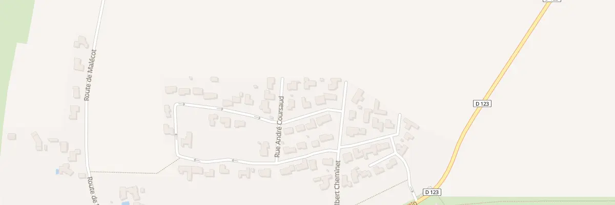 Plan du 25 Rue André Coursaud à Coulon
