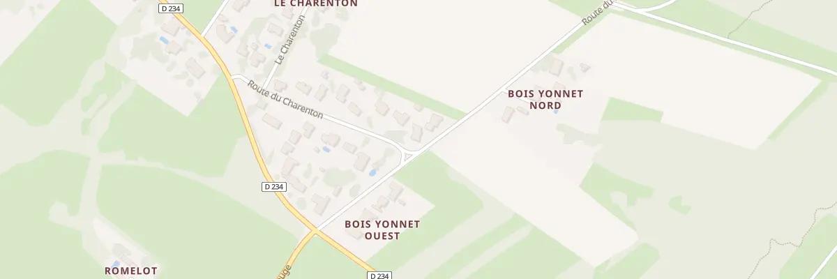 Plan du 1 Rte Bois Yonnet à Fontcouverte