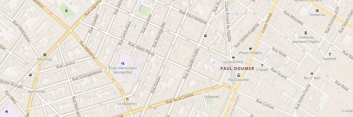 Plan du 35 Rue Albert Pitres à Bordeaux
