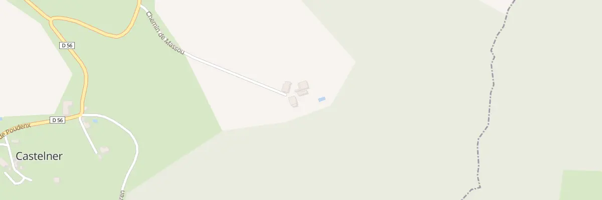 Plan du 22 Hounaou à Castelner