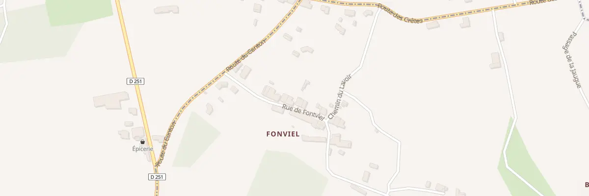Plan du 62 Fonviel à Samonac