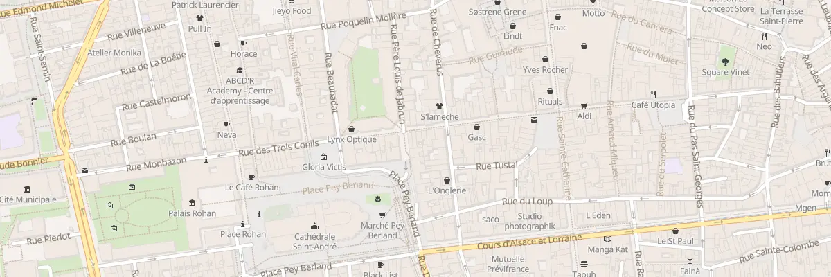 Plan du 32 Rue des Trois Conils à Bordeaux