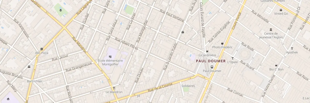 Plan du 37 Rue Albert Pitres à Bordeaux